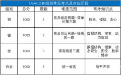 USACO競賽達到哪個級別有用？不同級別輔導課程推薦！